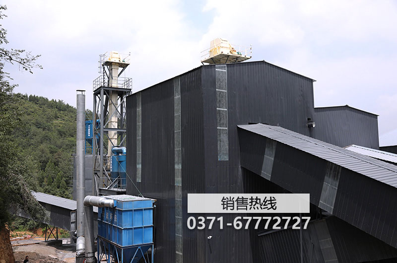 湖北襄陽鵝卵石制砂生產線案例