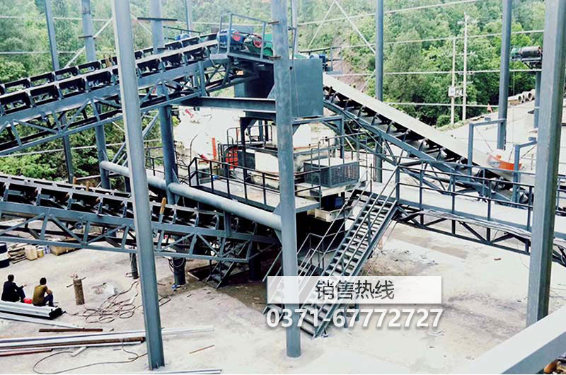 鵝卵石制砂生產線，鵝卵石制砂生產線