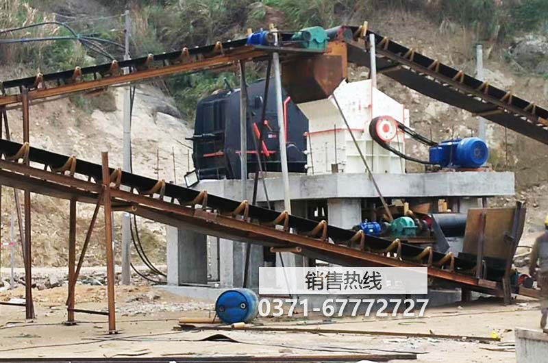 鵝卵石制砂機，一套完整的鵝卵石制砂機生產線多少錢